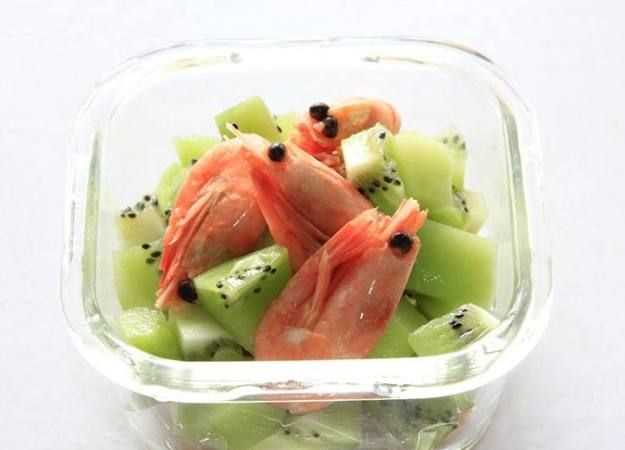 蝦跟獼猴桃可以一起吃嗎