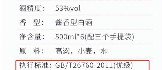 糧食酒和勾兌酒標準代號區(qū)別