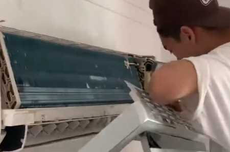 怎么打開空調(diào)外殼,格力空調(diào)內(nèi)機怎么拆開外殼圖12