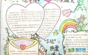 幼兒防地震安全知識(shí)手抄報(bào)大全