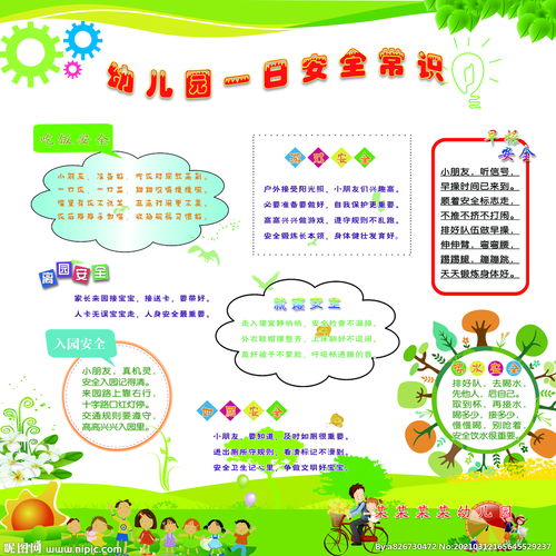 小班半日活動安全知識