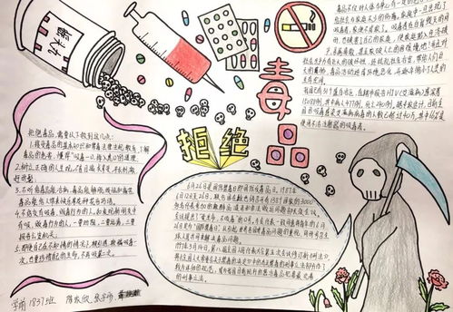 宣傳安全禁毒知識(shí)手抄報(bào)