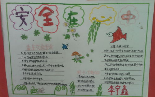 二級(jí)安全知識(shí)教育學(xué)手抄報(bào)