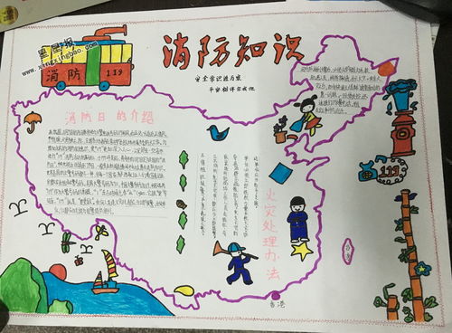 幼兒冬季防電安全知識手抄報