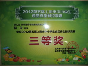 上海市中小學生食品安全知識網(wǎng)