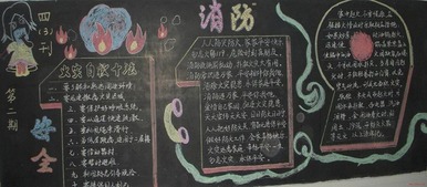 安全知識伴我成長黑板報