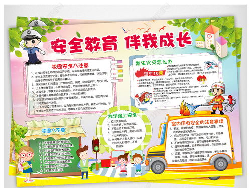 安全知識(shí)與文明手抄報(bào)內(nèi)容