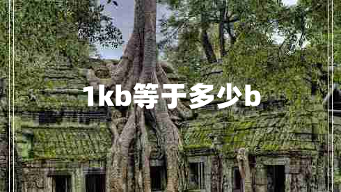 1kb等于多少b