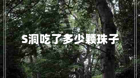 S洞吃了多少顆珠子