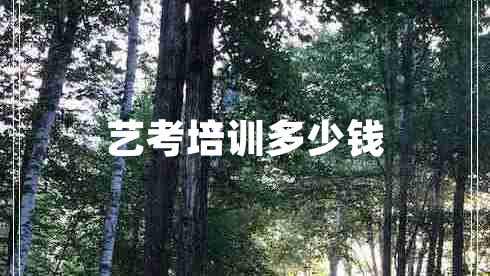 藝考培訓(xùn)多少錢 藝考培訓(xùn)多少錢