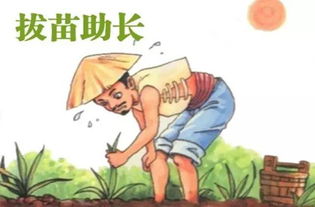 拔苗助長的典故