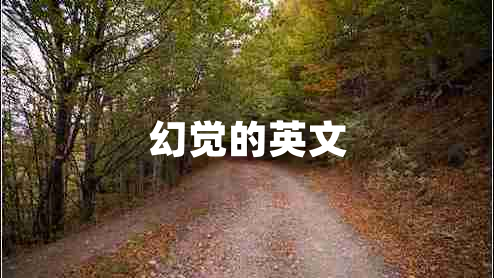 幻覺的英文 幻覺的英文