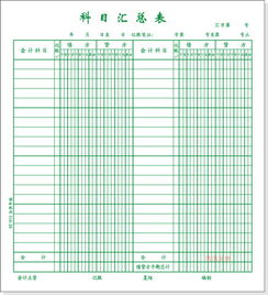 編制會計科目匯總表時間