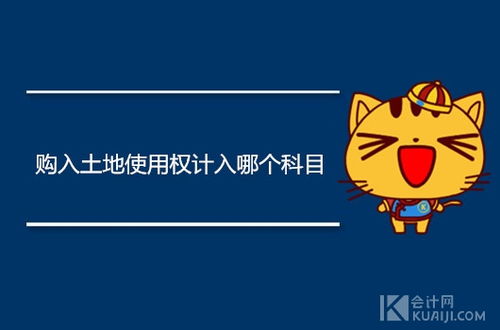 土地使用權屬于什么會計科目,土地使用權計入什么會計科目,土地使用權價值屬于什么會計科目