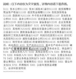 企業(yè)會(huì)計(jì)制度附會(huì)計(jì)科目