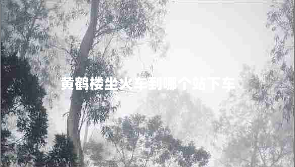 黃鶴樓坐火車(chē)到哪個(gè)站下車(chē)