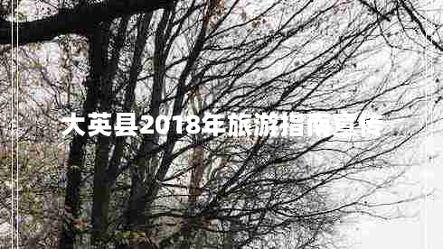 大英縣2018年旅游指南宣傳 大英縣2018年旅游指南宣傳