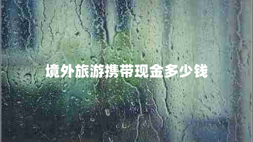 境外旅游攜帶現(xiàn)金多少錢