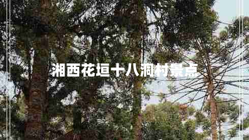 湘西花垣十八洞村景點