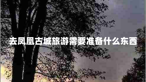 去鳳凰古城旅游需要準備什么東西 去鳳凰古城旅游需要準備什么東西