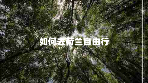 如何去荷蘭自由行