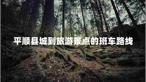 平順縣城到旅游景點(diǎn)的班車路線 平順縣城到旅游景點(diǎn)的班車路線