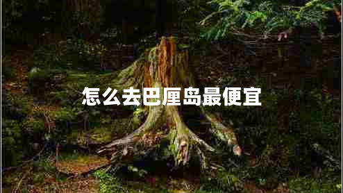 怎么去巴厘島最便宜