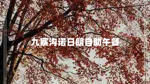 九寨溝諾日朗自助午餐 九寨溝諾日朗自助午餐