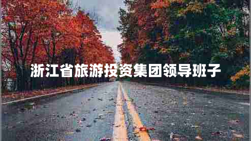 浙江省旅游投資集團領(lǐng)導(dǎo)班子