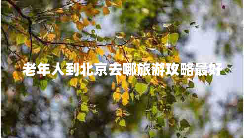 老年人到北京去哪旅游攻略最好 老年人到北京去哪旅游攻略最好