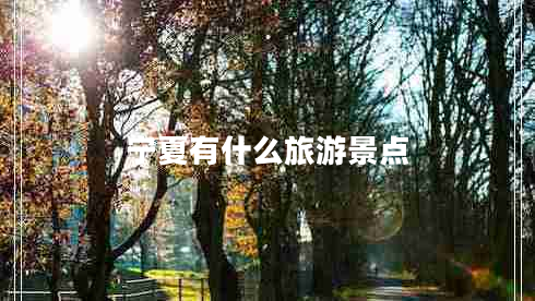 寧夏有什么旅游景點