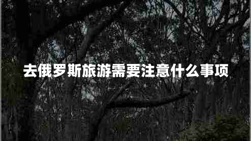 去俄羅斯旅游需要注意什么事項 去俄羅斯旅游需要注意什么事項