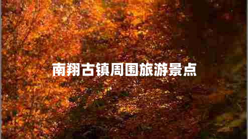 南翔古鎮(zhèn)周圍旅游景點