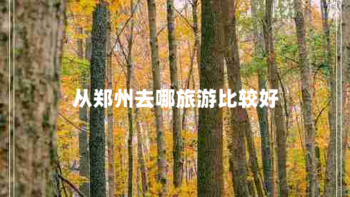 從鄭州去哪旅游比較好 從鄭州去哪旅游比較好