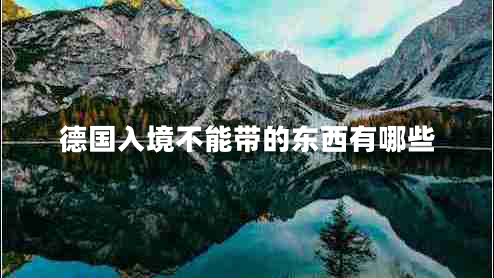 德國(guó)入境不能帶的東西有哪些