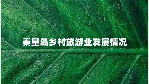 秦皇島鄉(xiāng)村旅游業(yè)發(fā)展情況