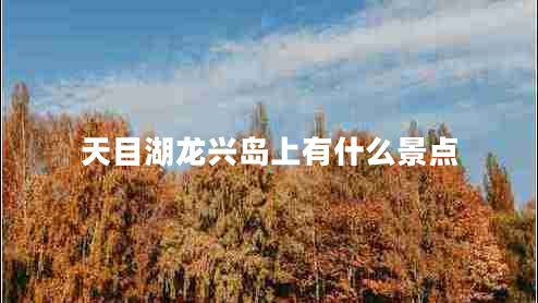 天目湖龍興島上有什么景點(diǎn)