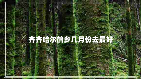 齊齊哈爾鶴鄉(xiāng)幾月份去最好
