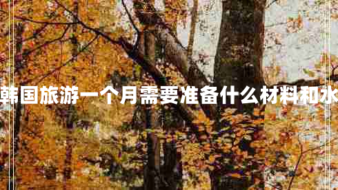 去韓國(guó)旅游一個(gè)月需要準(zhǔn)備什么材料和水果 去韓國(guó)旅游一個(gè)月需要準(zhǔn)備什么材料和水果