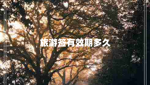 旅游簽有效期多久 旅游簽有效期多久
