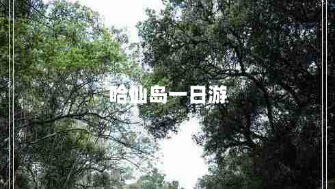 哈仙島一日游 哈仙島一日游