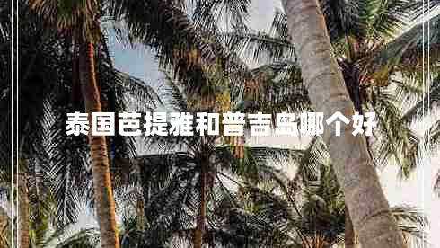 泰國芭提雅和普吉島哪個好 泰國芭提雅和普吉島哪個好