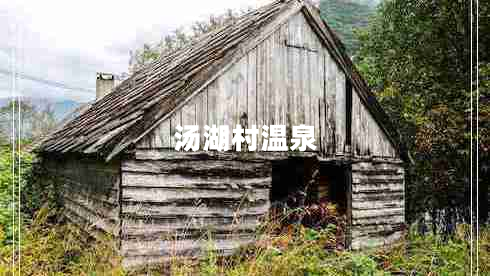 湯湖村溫泉 湯湖村溫泉