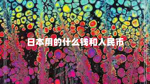 日本用的什么錢和人民幣