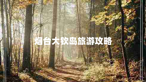 煙臺大欽島旅游攻略