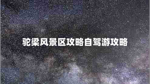 駝梁風(fēng)景區(qū)攻略自駕游攻略 駝梁風(fēng)景區(qū)攻略自駕游攻略