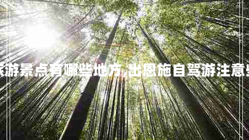 恩施旅游景點有哪些地方,出恩施自駕游注意些什么 恩施旅游景點有哪些地方,出恩施自駕游注意些什么