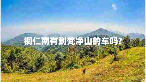 銅仁南有到梵凈山的車嗎? 銅仁南有到梵凈山的車嗎?