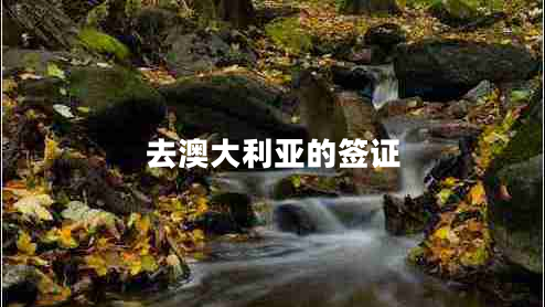 去澳大利亞的簽證