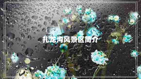 扎龍溝風(fēng)景區(qū)簡介